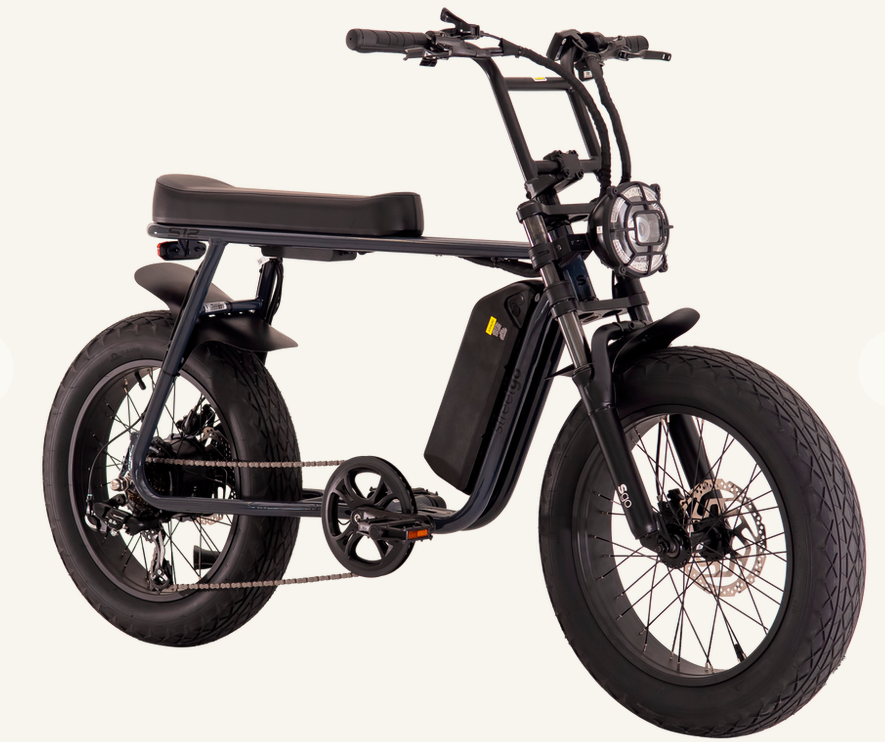 BICICLETA ELÉTRICA OGGI STREET GO S12 CINZA COM SEGURO GRÁTIS POR 12 MESES